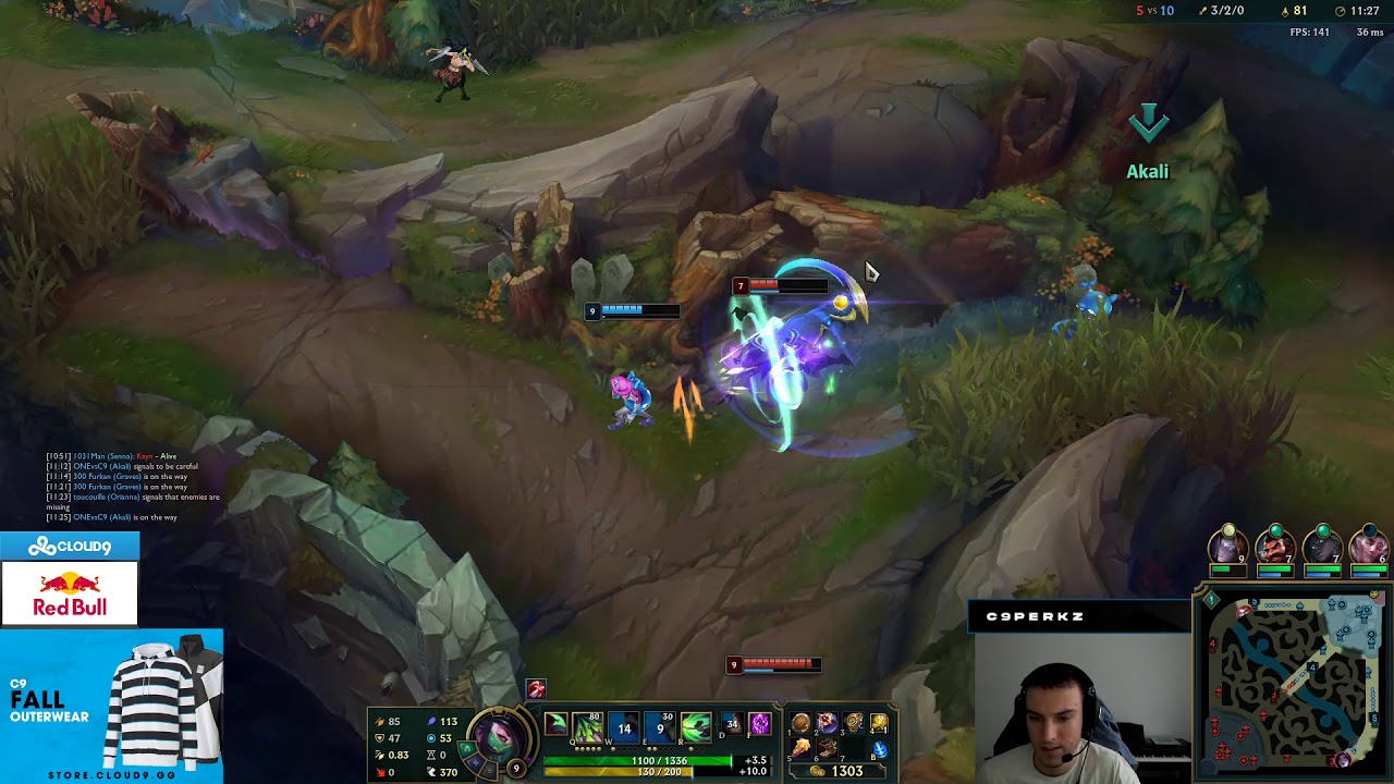 C9 Perkz Stream | LOL | EUW Master | Akali
