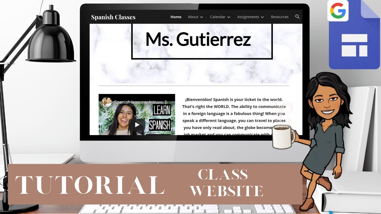 HOW TO create your own Class Website with Google Sites (TIPS & TRICKS)