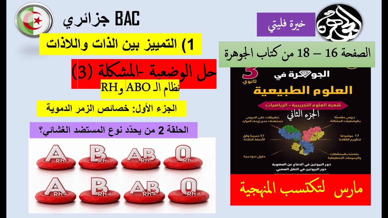 الحلقة 2 من  اختبار الزمر الدموية