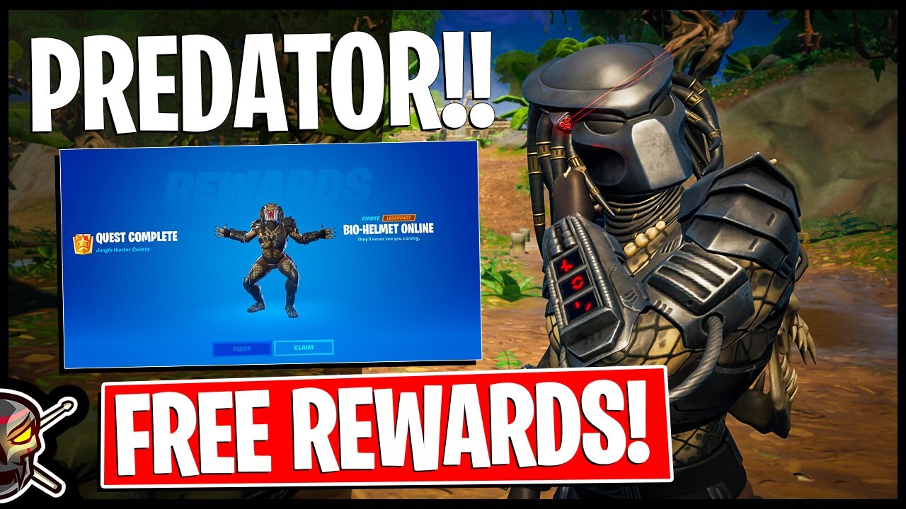 PREDATOR in Fortnite! Before You Claim! Gameplay + Combos + Reactive Test!