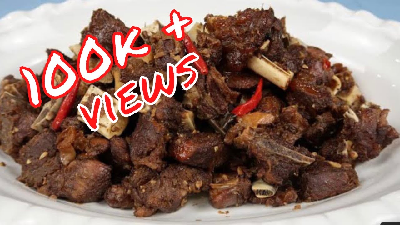 HOW TO COOK GOAT MEAT | KAMBING ADOBONG TUYO | WALANG ANGGO | PINASARAP | LUTONG BAHAY