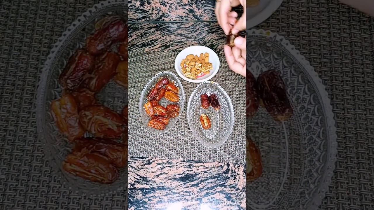 Stuffed Dates Recipe Ramadan Aftar #recipes #ramadanspecial #special