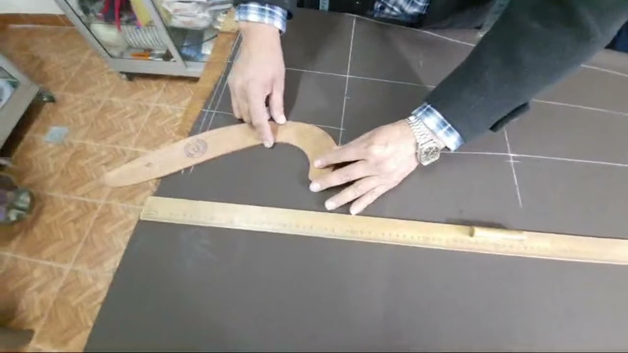 TRAZADO Y CORTE DE PANTALÓN MASCULINO (DOS PLIEGUES )