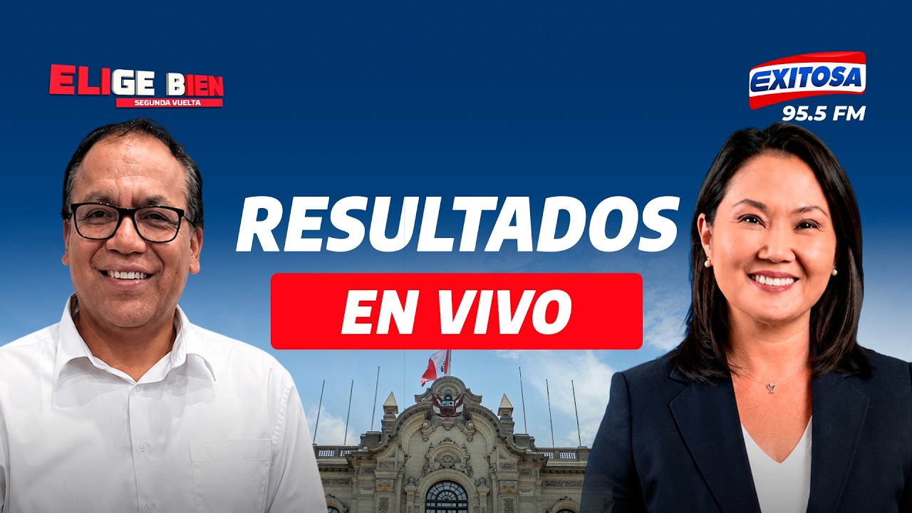 🔴🔵 CONTEO R&Aacute;PIDO: ROBERTO S&Aacute;NCHEZ 50.3 % Y KEIKO FUJIMORI 49.7 %, SEG&Uacute;N TRANSPARENCIA