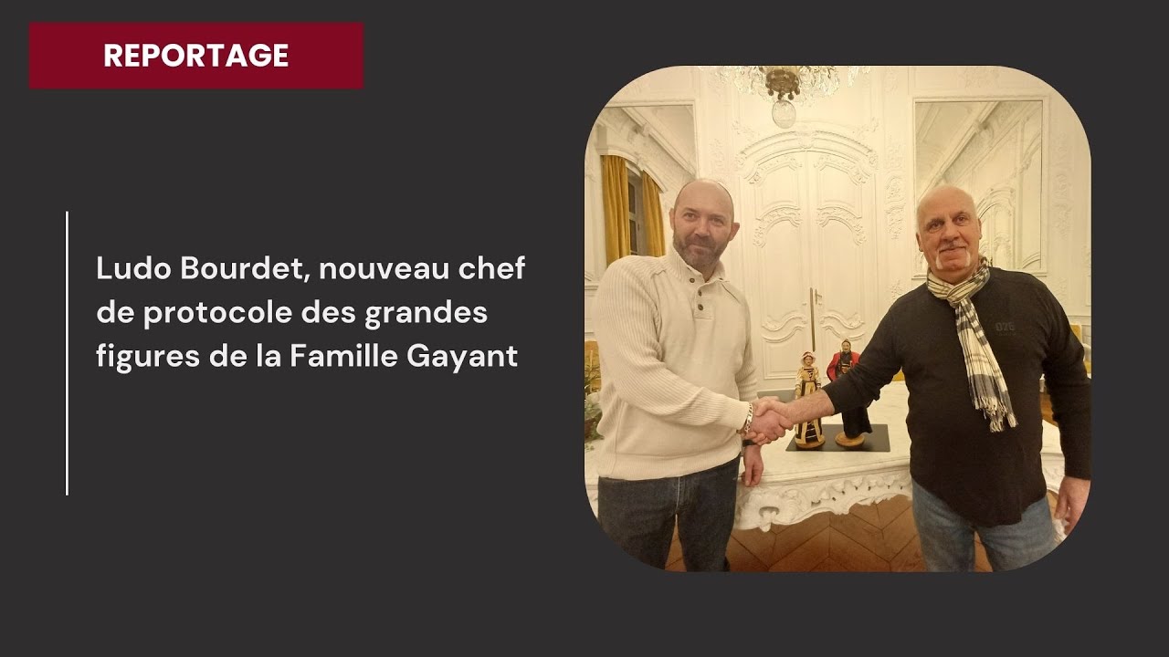 Ludo Bourdet, nouveau chef de protocole des grandes figures de la Famille Gayant
