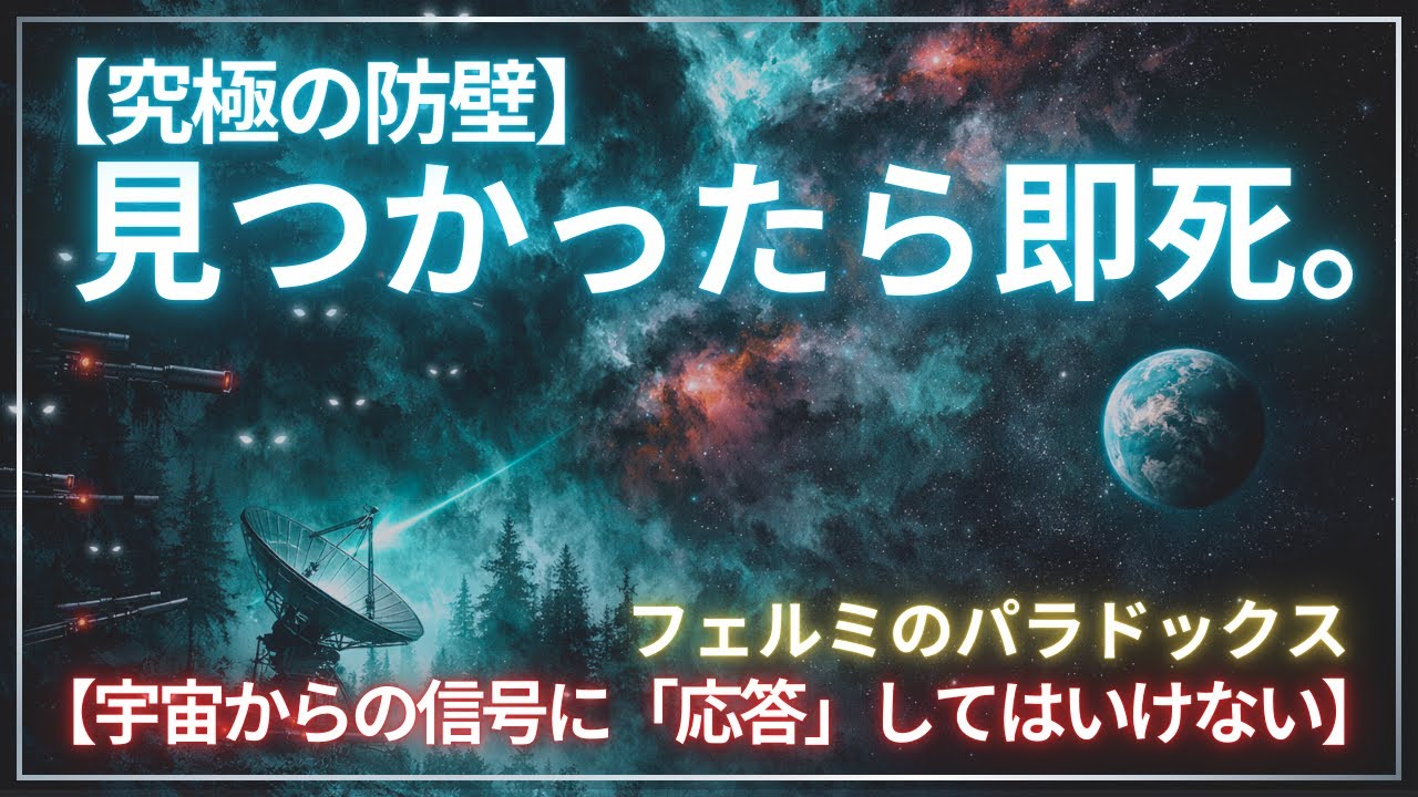 【警告】宇宙からの信号に「応答」してはいけない。暗黒森林理論が示す最悪の未来