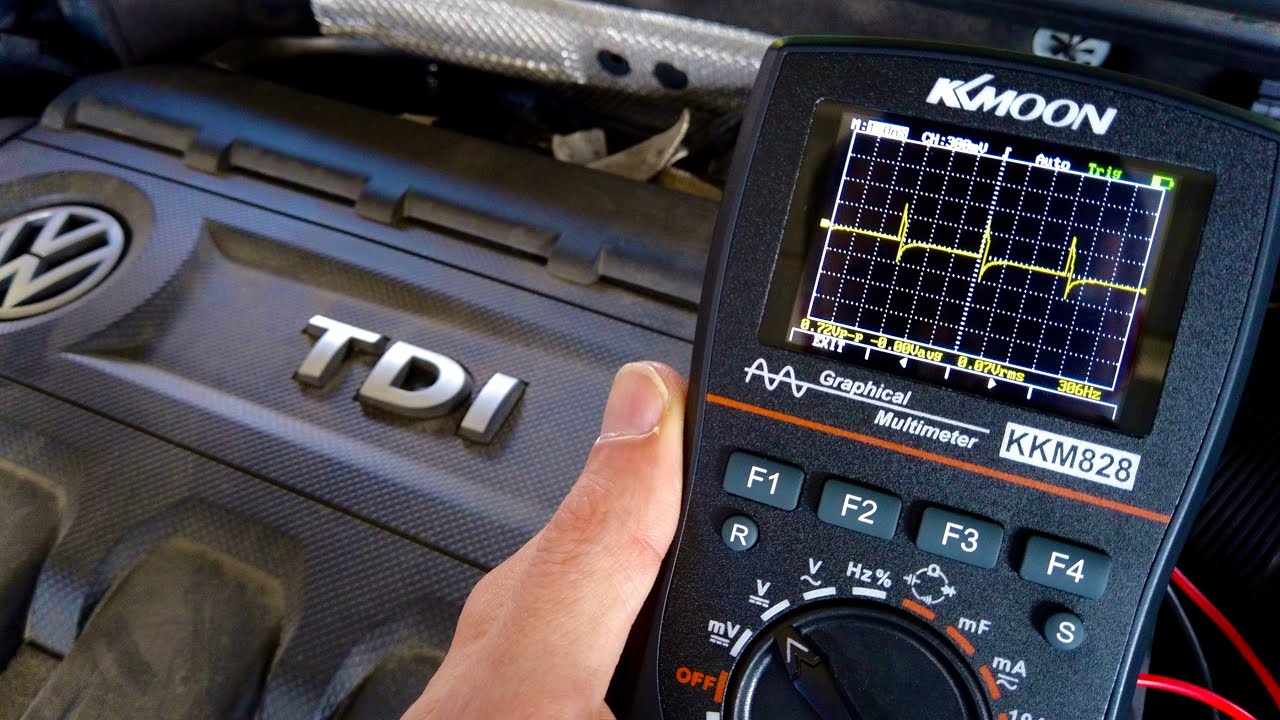 Multimeter and oscilloscope car diagnosis - KKM828 review