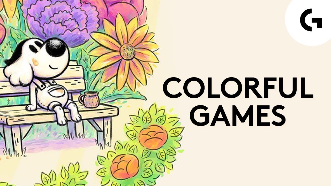 Most Colorful Games [Stunning Neons & Watercolors]