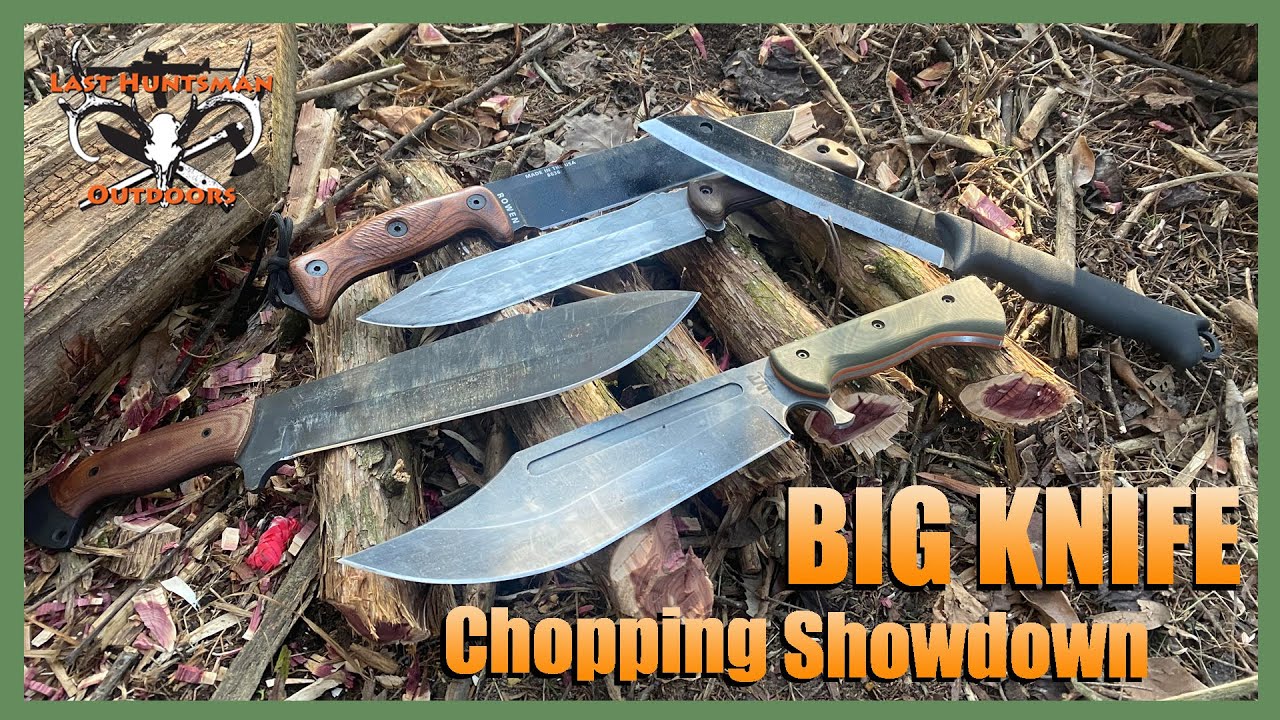 BIG Knife Showdown Chopping  #knife #survival #bushcraft