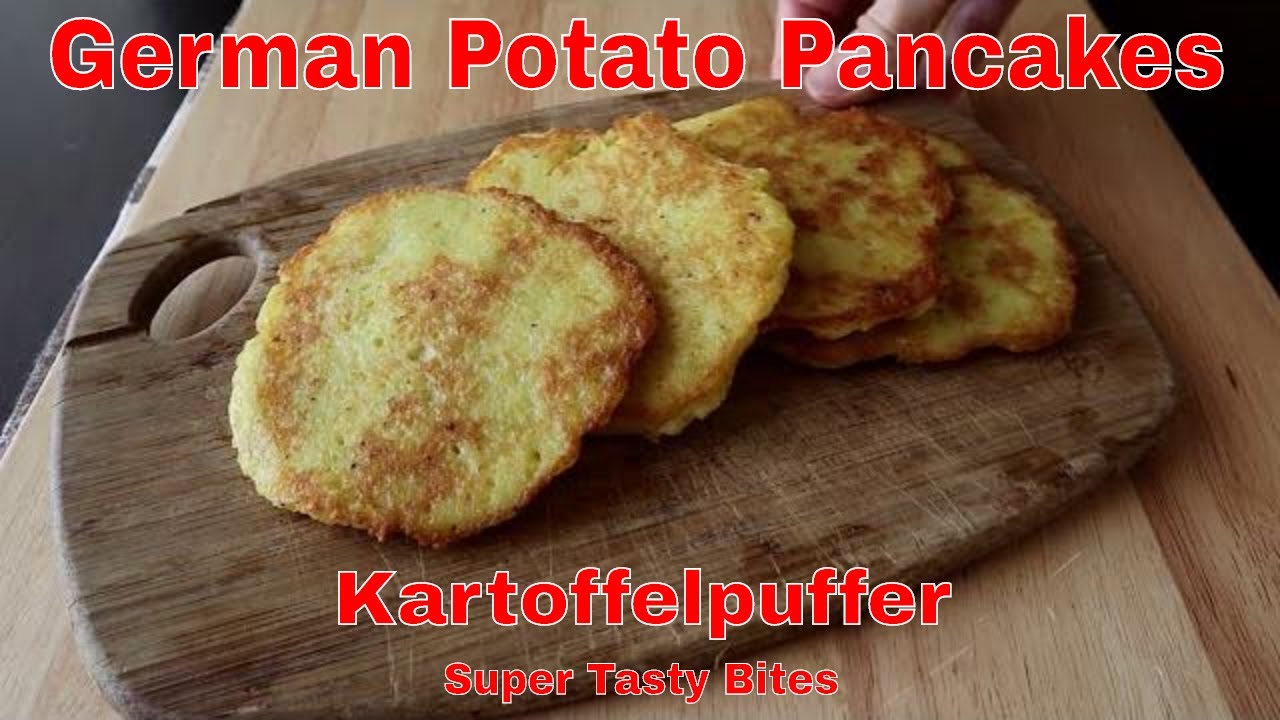 Authentic German Potato Pancakes - Kartoffelpuffer Recipe (ASMR)
