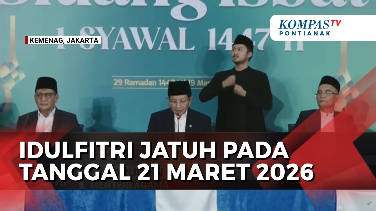 Sidang Isbat Penentuan Lebaran 2026, 1 Syawal 1447 H Jatuh Pada Sabtu 21 Maret 2026