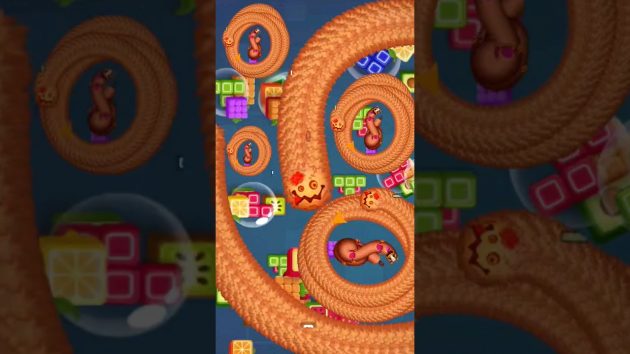 Worms Zone io 🐛🐍 | Tricky Blocks | Best Kills 🐍 | New Event |&nbsp; shorts #075 | top 1 worm&nbsp; | Victory✌️