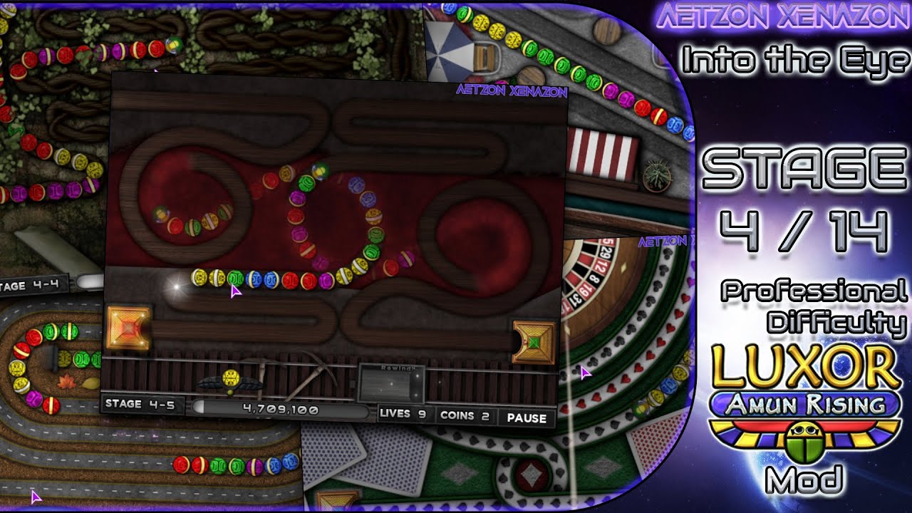Into the Eye - Stage 4: Unexplained Phenomena / Pro. Dif. | Luxor: Amun Rising Mod