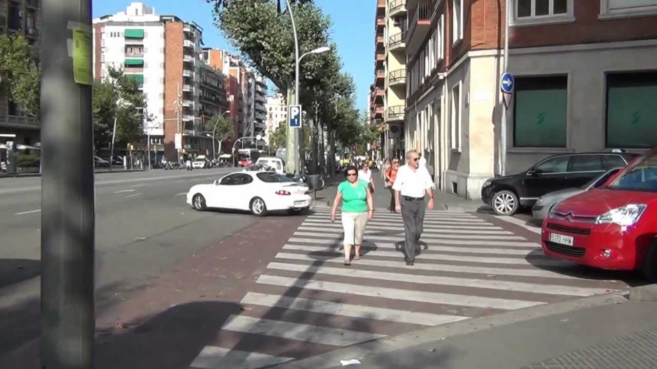 Walking in Barcelona,