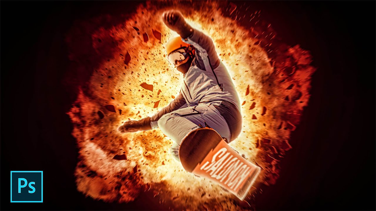 How to make an EXPLOSION in Photoshop Easily!