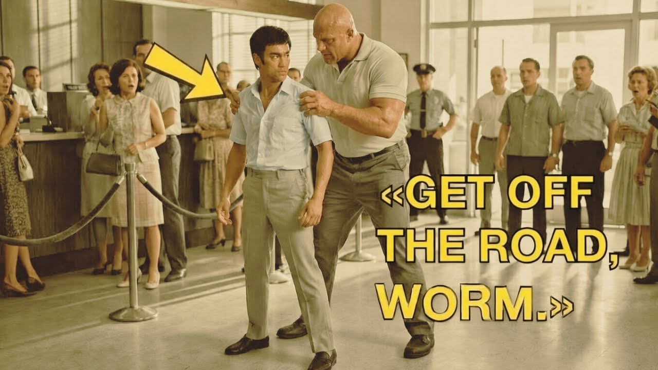 Bruce Lee was standing in line when a huge brute squeezed his shoulder — five seconds later, he scre