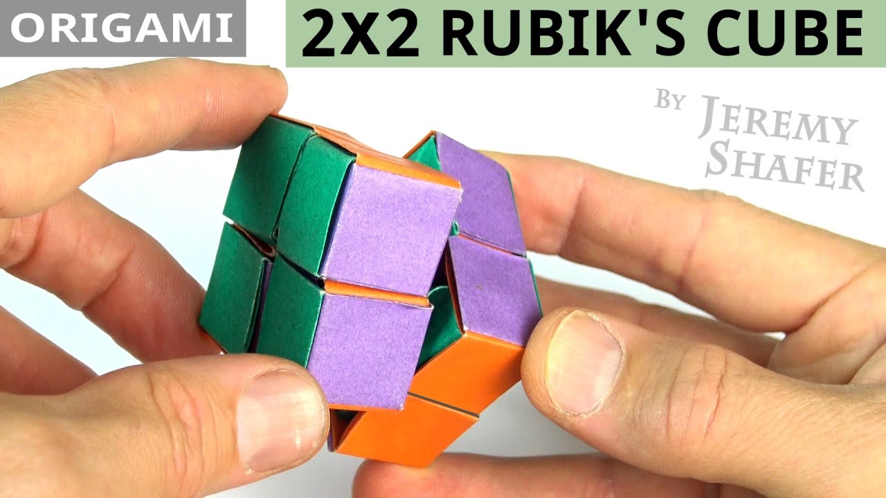 Origami 2X2 Rubik's Cube