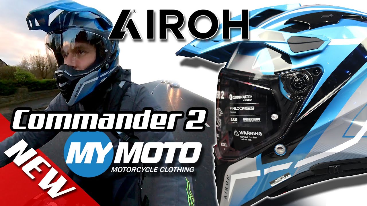 Новинка — шлем Airoh Commander 2 — обзор/разборка/руководство пользователя