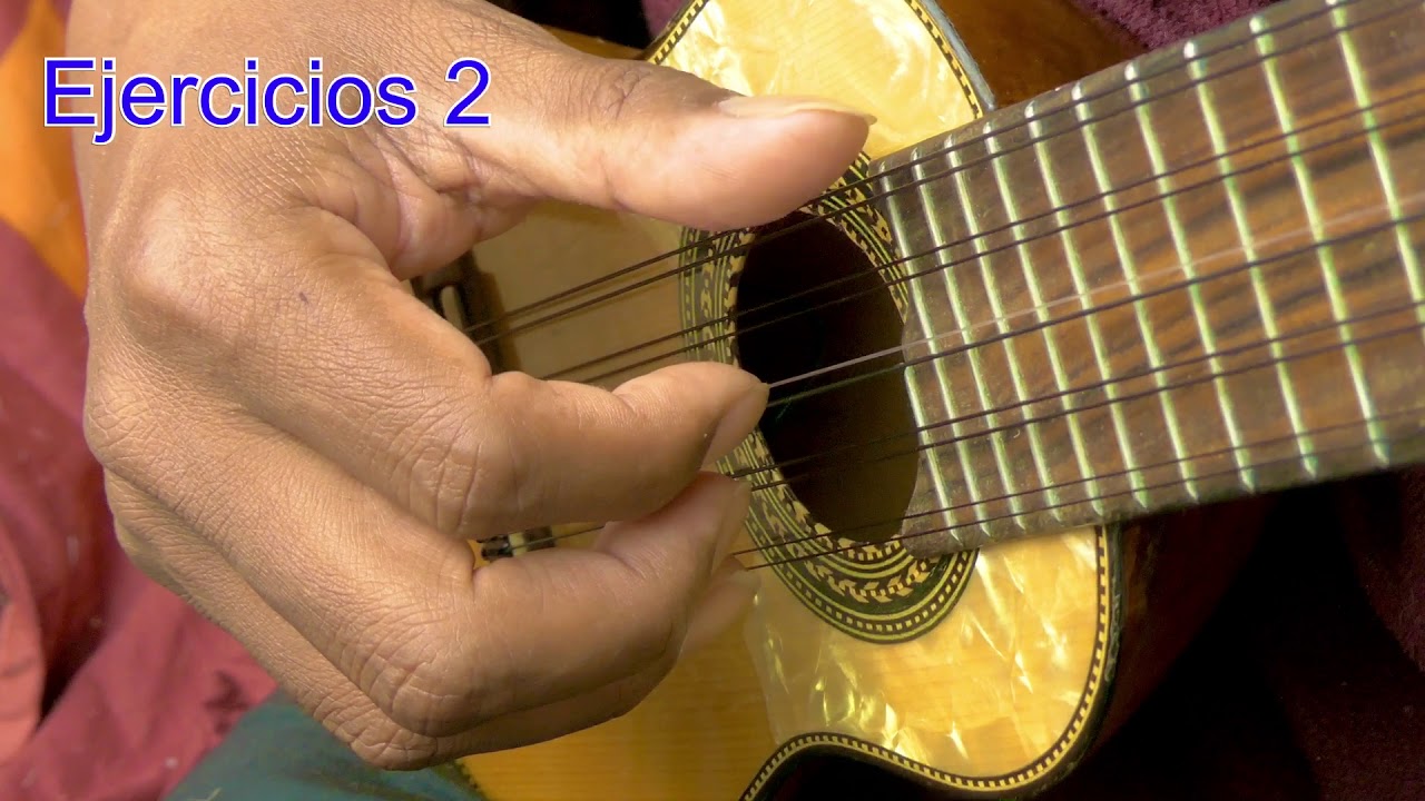 #guia,de,ejercicios,charango, mano derecha,arpegios.