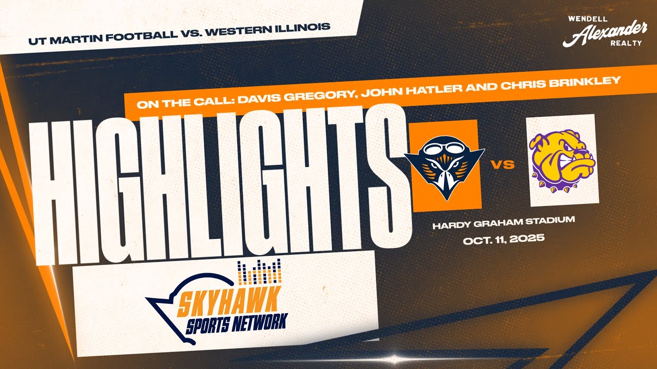 2025 UT Martin Football Highlights: Western Illinois