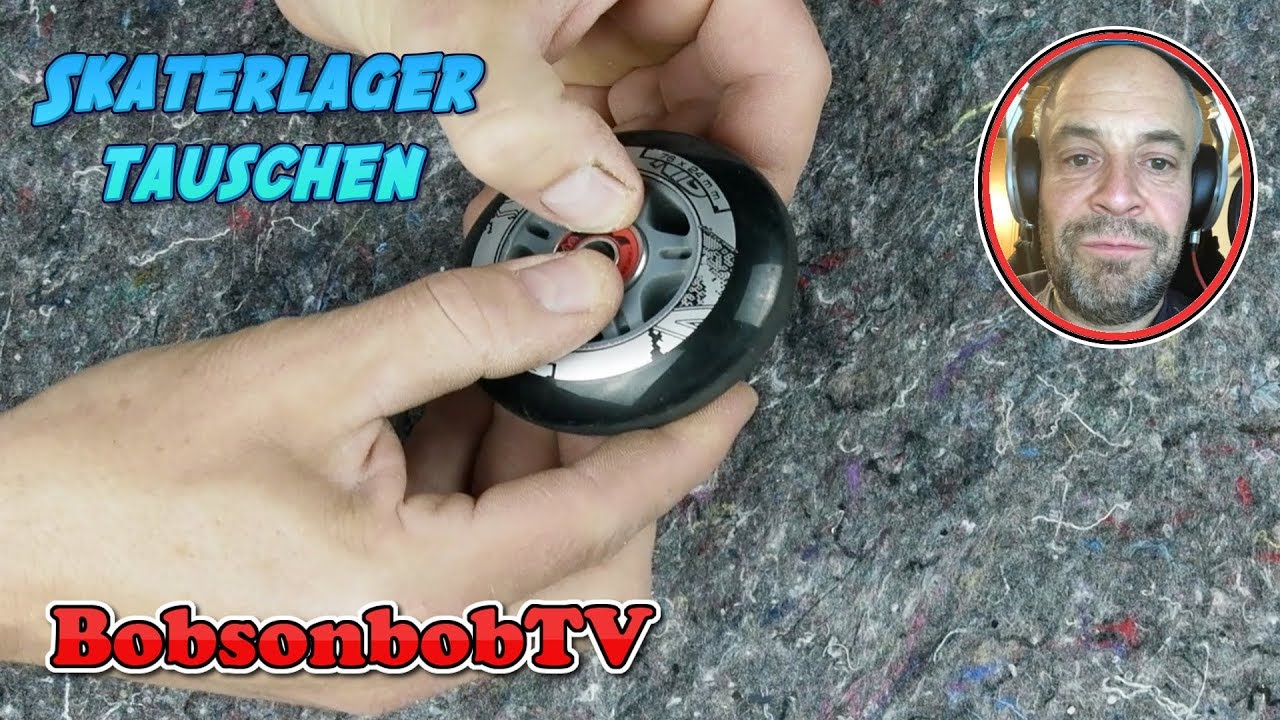 Lager tauschen bei Inlinern, Lagertausch, Skaterlager, Tutorial deutsch BobsonbobTV 4K