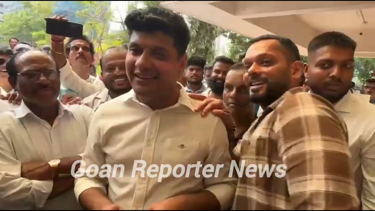 Goan Reporter: Mla Cabral, Cong Amit Patkar, other comments on coal cargo jetty issue in Curchorem .