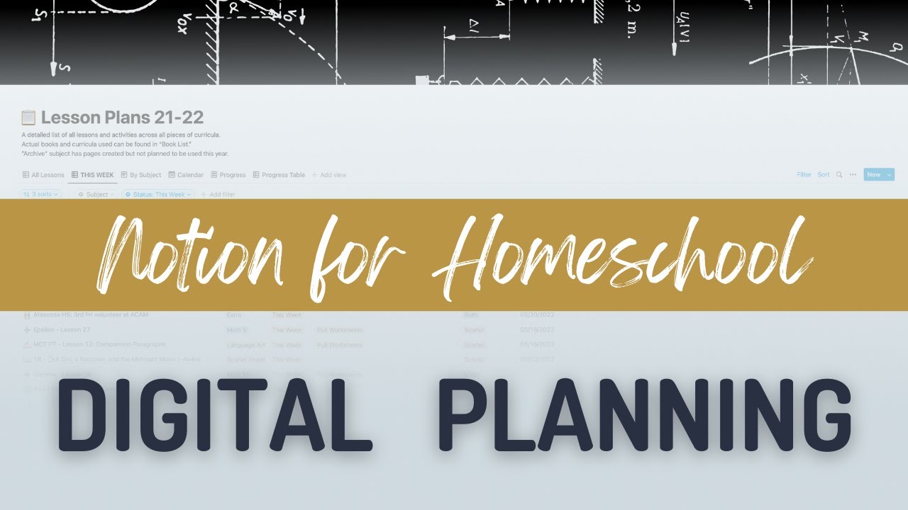 Digital Homeschool Planning using NOTION (and why we won’t switch back!)