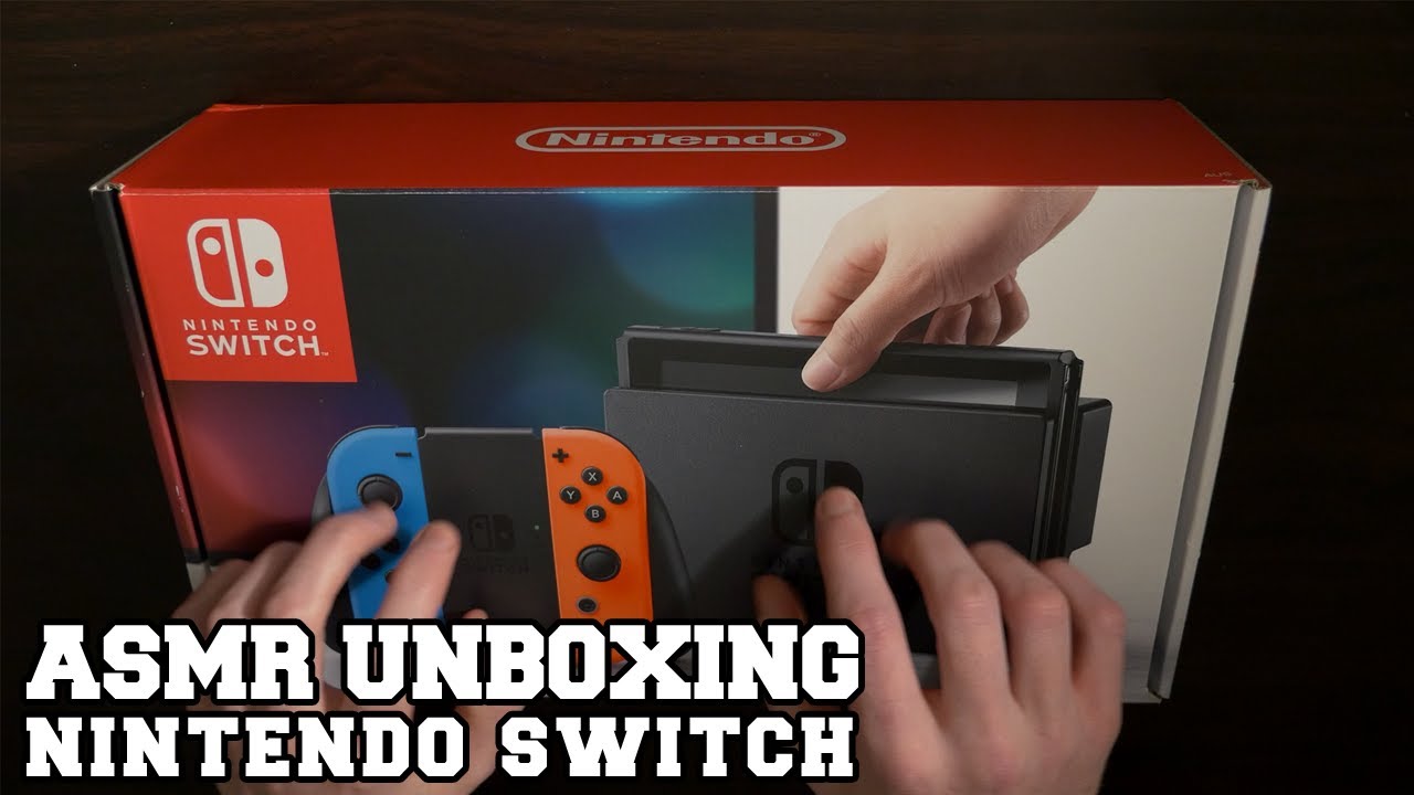 ASMR Unboxing & Ramble - Nintendo Switch (Soft Spoken)