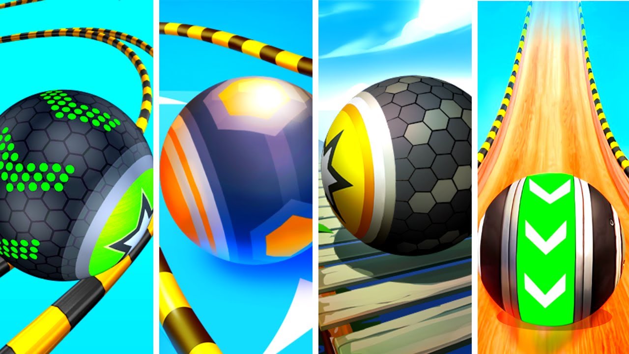 Going Balls vs Action Balls vs Rollance vs Fast Ball Jump - All level gameplay Android, IOS