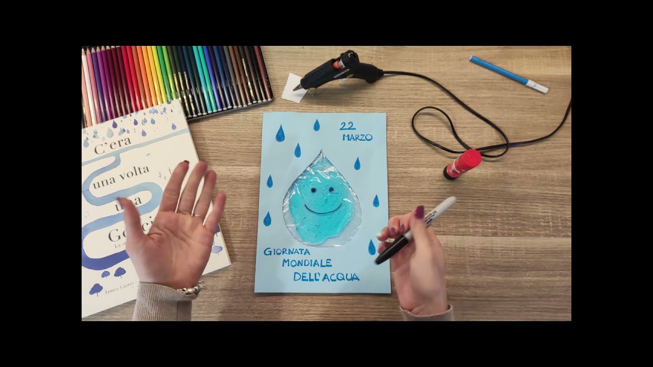 Audiolibro e lavoretto💧C'era una volta una goccia💧-La storia dell'acqua-