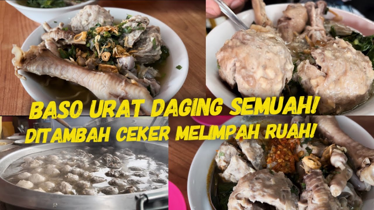 BASO URAT GENAH DENGAN CEKER MELIMPAH!