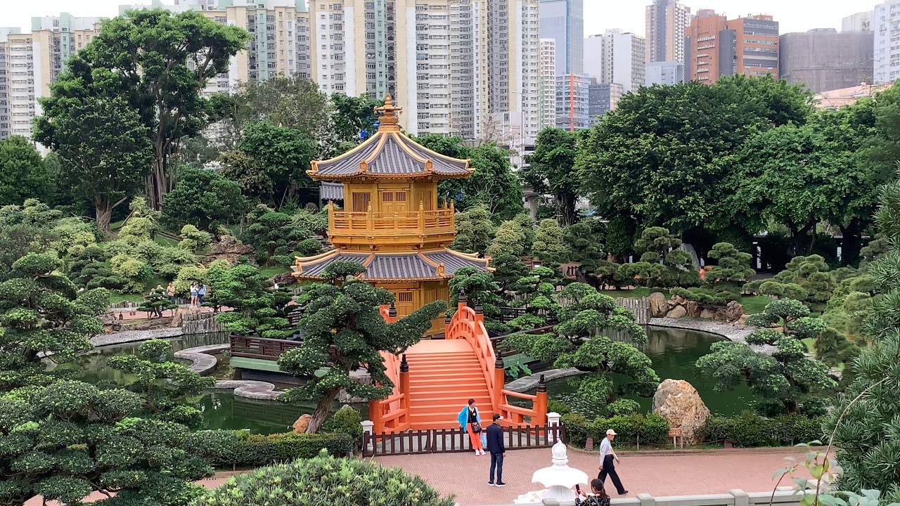 4K Hong Kong Walk Tour|Chi Lin Nunnery in Kowloon|Part1