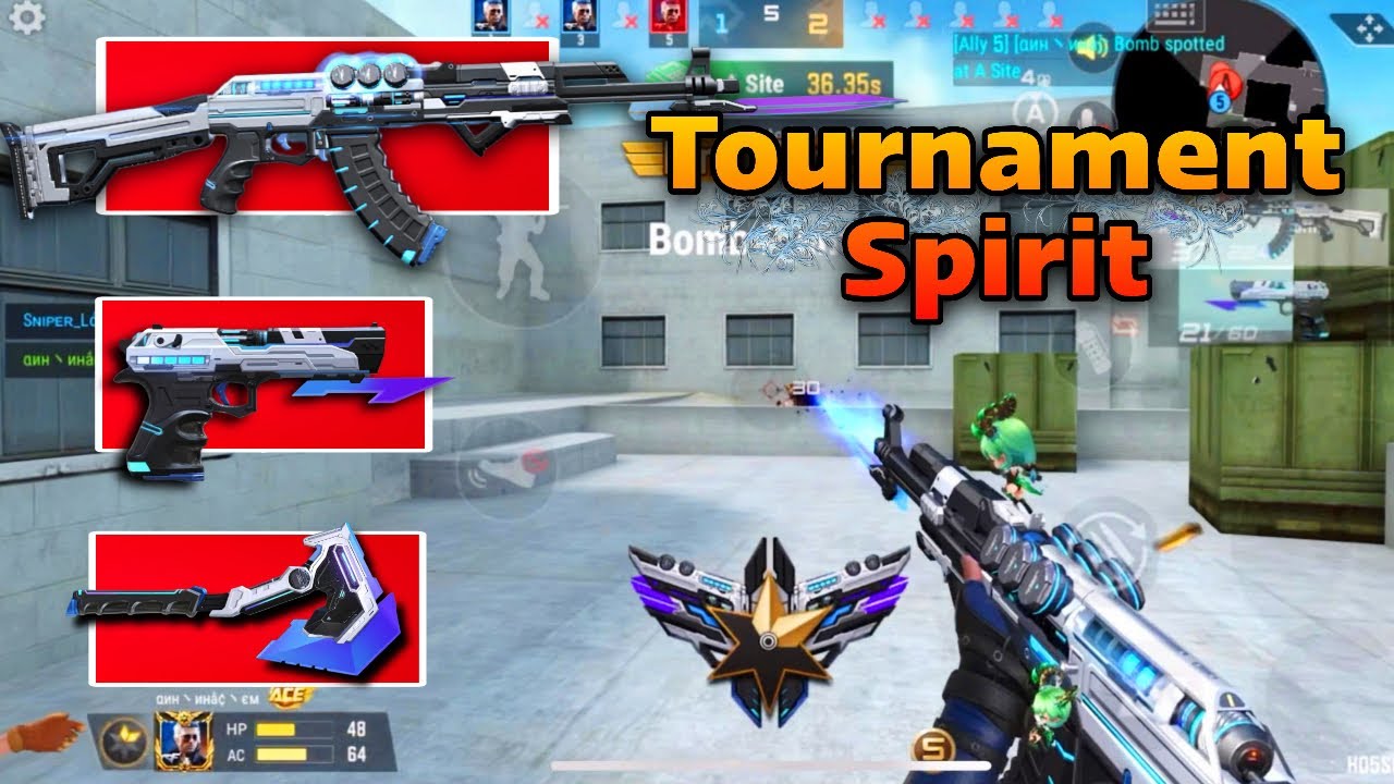 CrossFire:Legends | Sấy quá đỉnh, đạn thẳng tắp với Set Súng AK47 - Tounament Spirit
