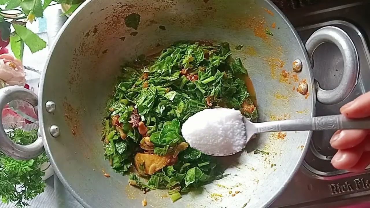 Chicken Palak banaya  Namak dalna bhul gaye