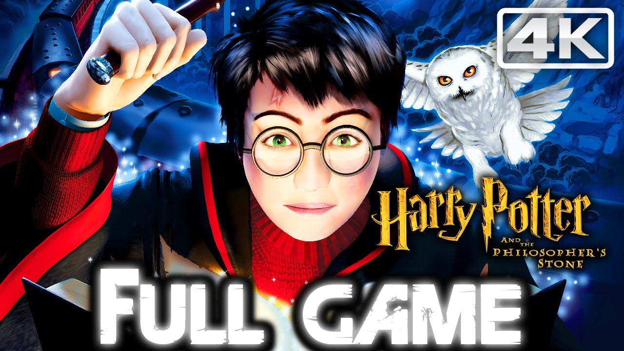 HARRY POTTER AND THE PHILOSOPHER'S STONE Gameplay Walkthrough FULL GAME (4K 60FPS) No Commentary