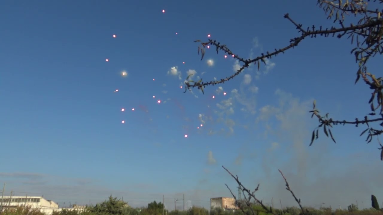 ADELFIA (BA) - Festa di San Trifone 2025 - Spettacolo pirotecnico diurno F.lli Romano