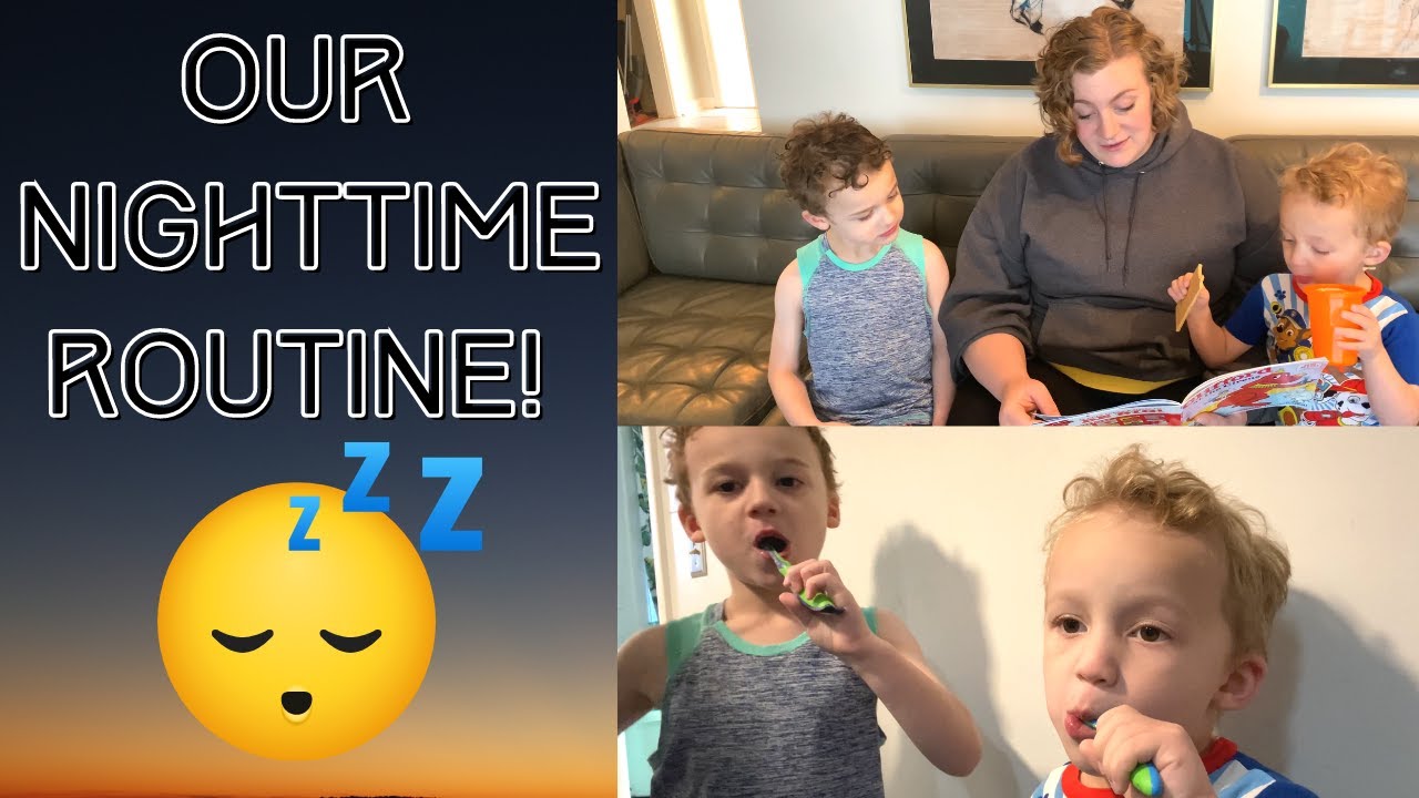 BEDTIME & EVENING ROUTINE FOR KIDS AGE 3 & 5! NIGHTTIME ROUTINE ON MY OWN!