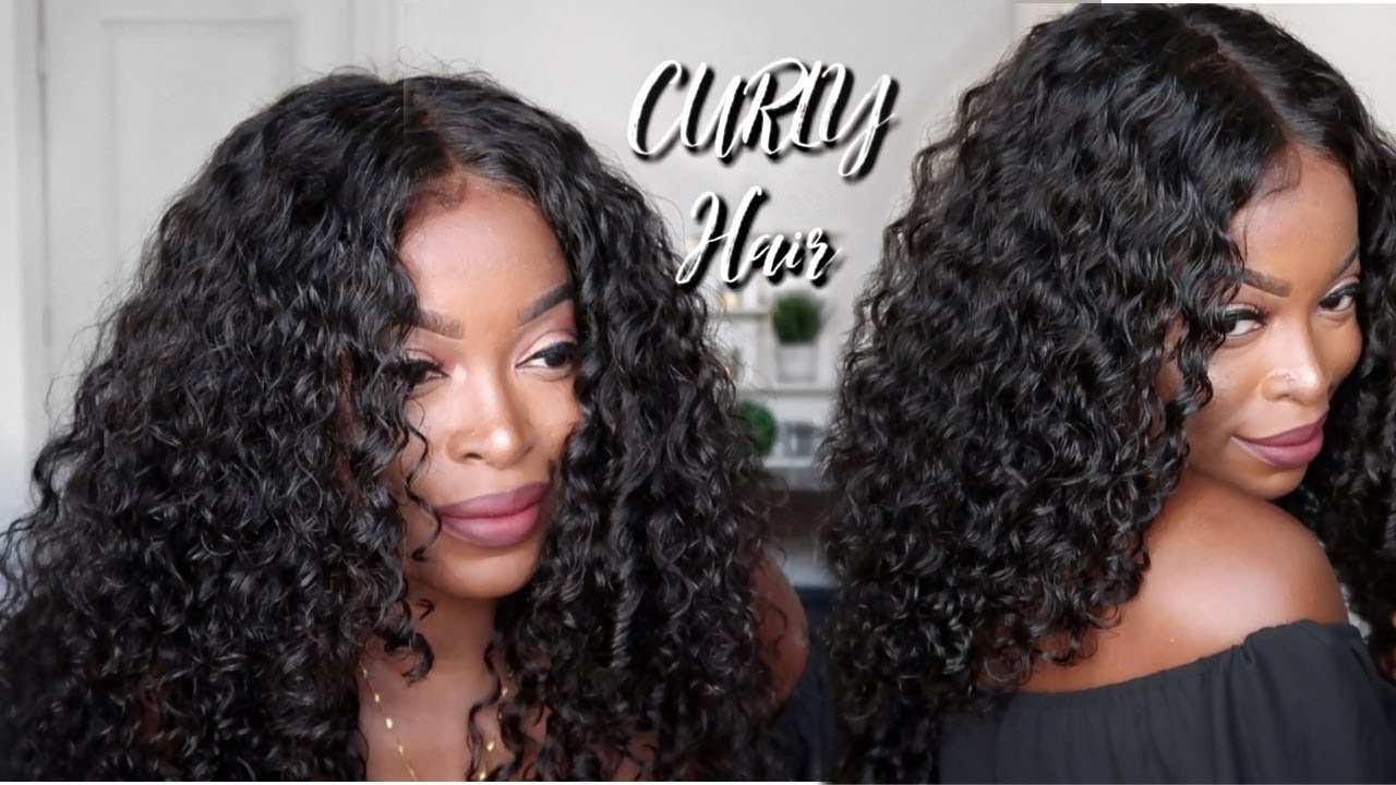 FINALLY AN  AFFORDABLE CURLY LACE WIG for BEGINNERS | Pre-Plucked |NO GEL| NO GLUE 😱ft Wiggins Hair