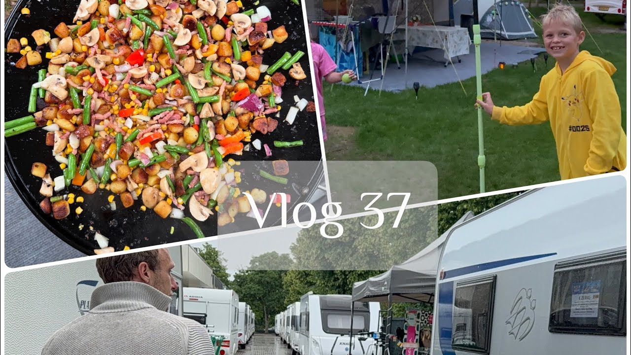 #37 snuffelen in nieuwe caravans😅 project stoelreparatie🤭 en campinglife bij Beerze Bulten