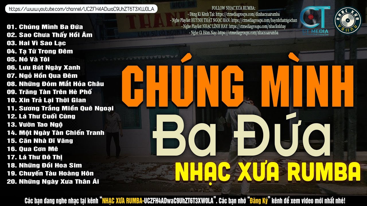 Nhạc Xưa Rumba Hiếm Có Vô Cùng | CHÚNG MÌNH BA ĐỨA - Lk Nhạc Lính Xưa 1975 Bất Hủ Một Thời