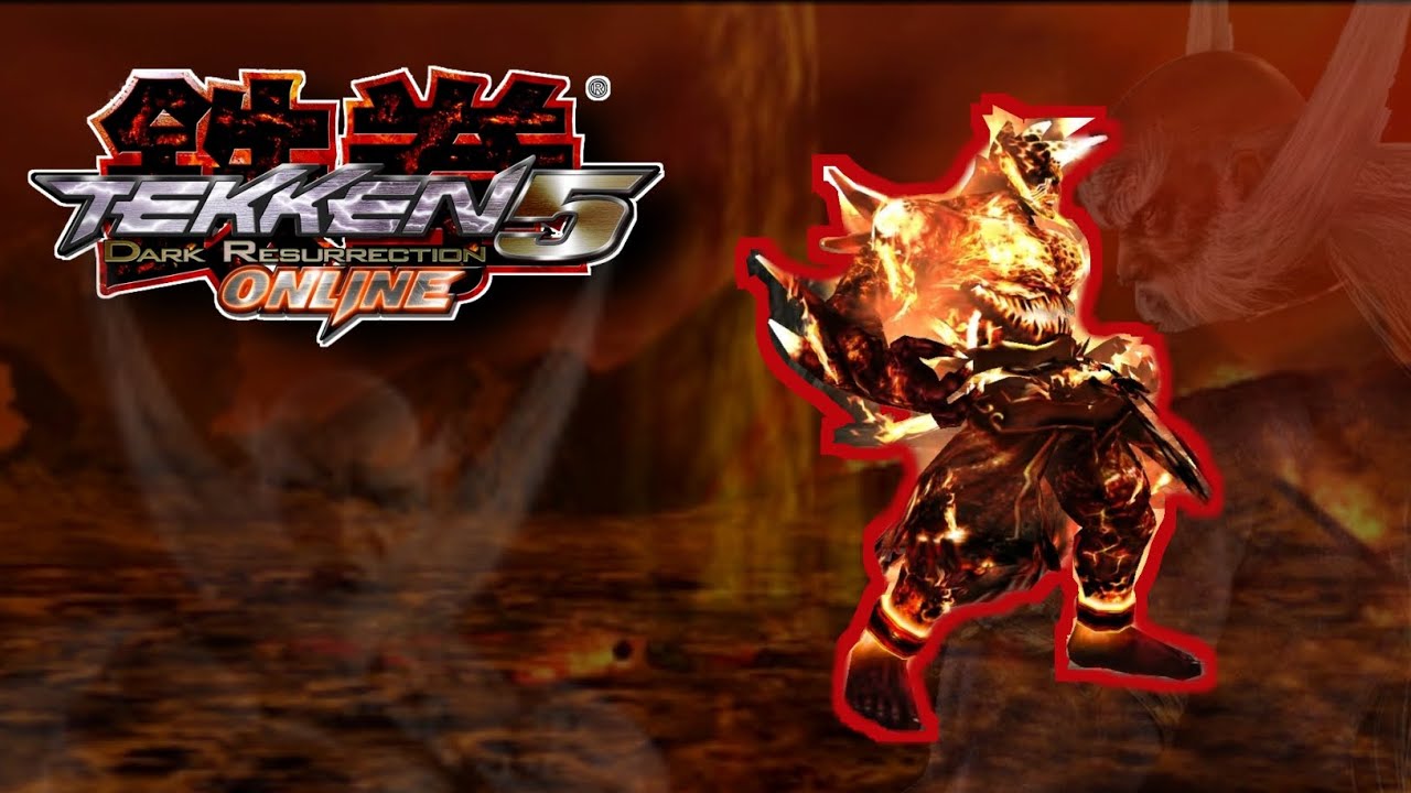 Tekken 5 Dark Resurrection Online - Jinpachi Mishima (Fire Demon) - Arcade Mode (RPCS3)