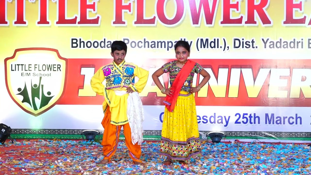 All state dance performance...... little flower school pochampally