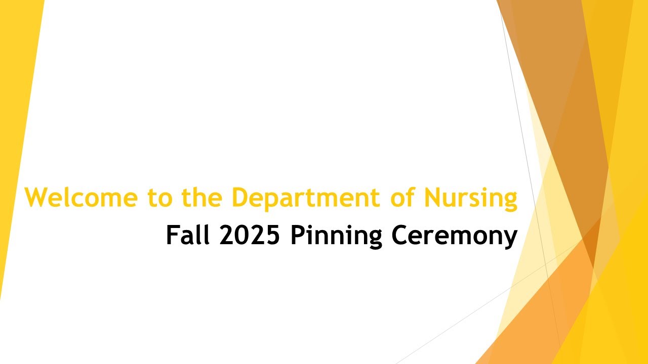 MWSU Fall 2025 Nurse's Pinning Ceremony