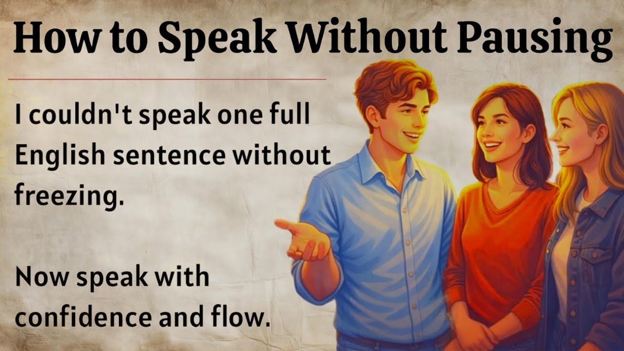 I Trained My Mouth to Speak English Without Pausing | From Silence to Fluency | Improve Your English