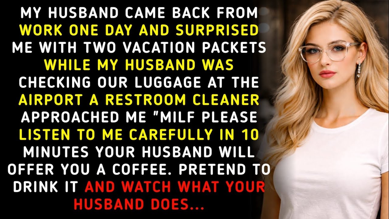 A Restroom Cleaner Approached Me. 