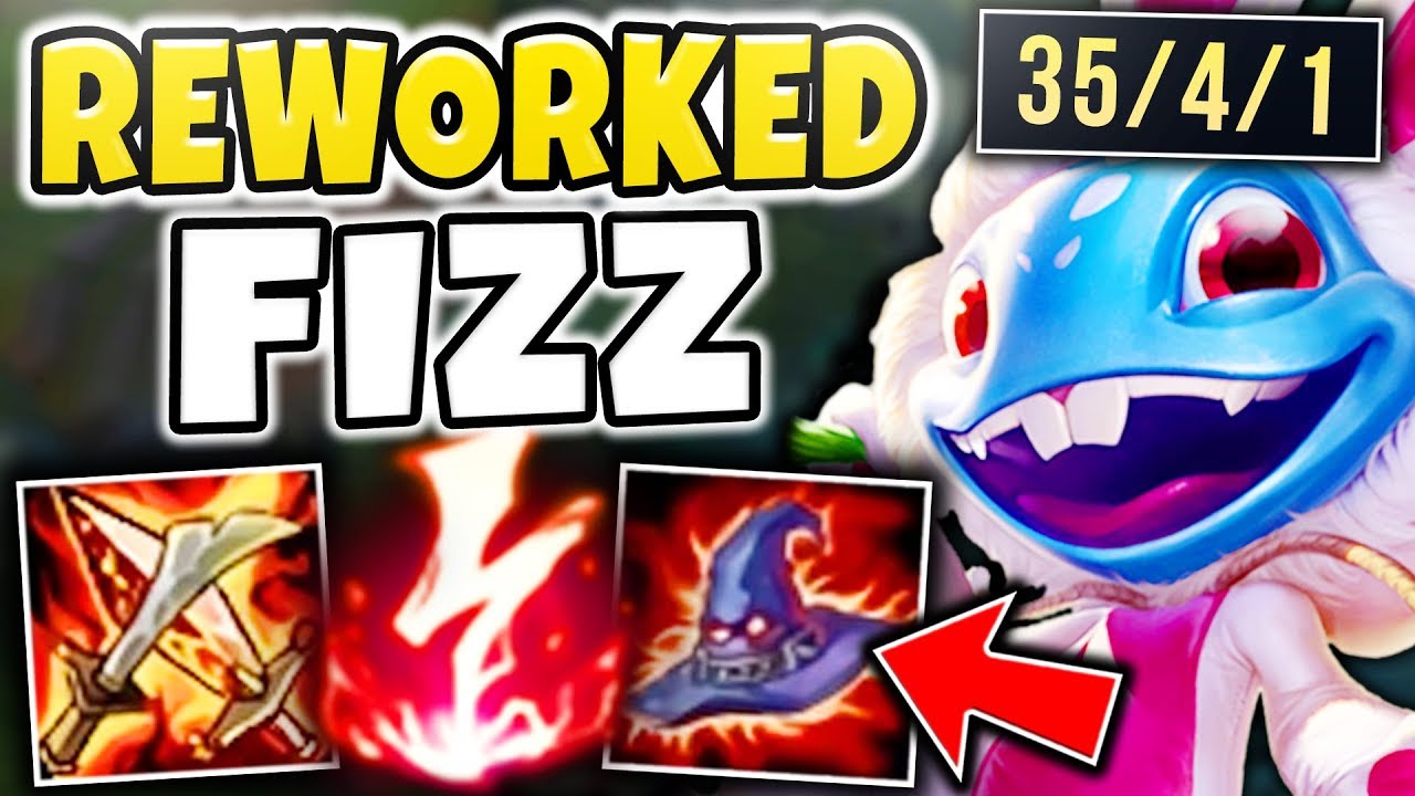 NEW FIZZ REWORK IS ACTUALLY BEYOND BROKEN! (DOUBLE PENTA) REWORKED FIZZ GAMEPLAY - League of Legends