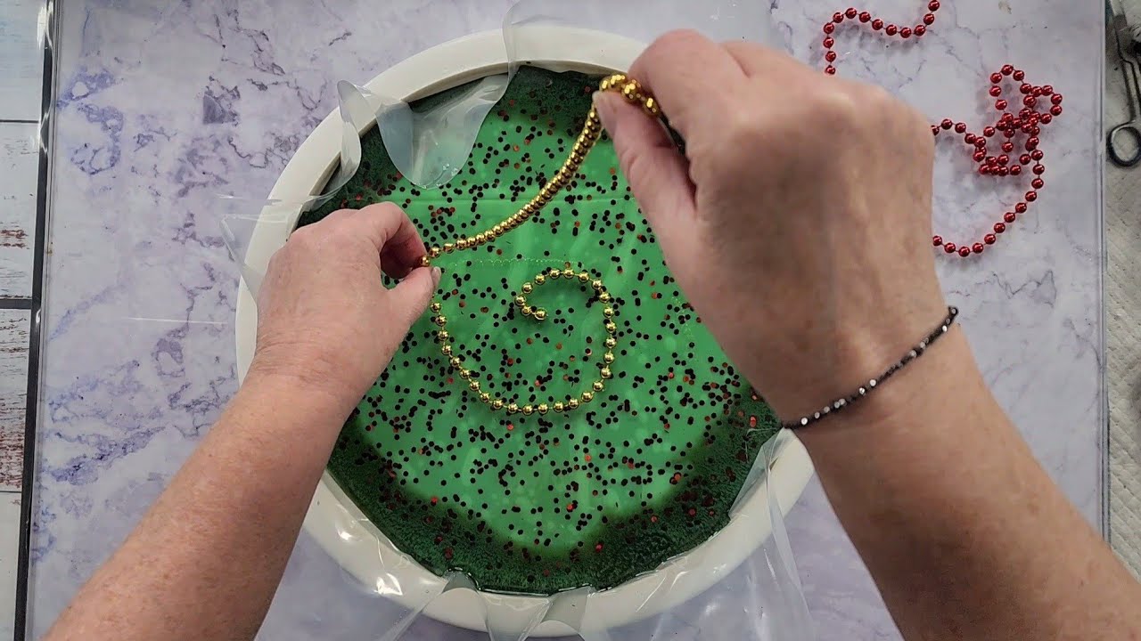 #2099 My First Attempt At Making A Resin Drip Christmas Tree