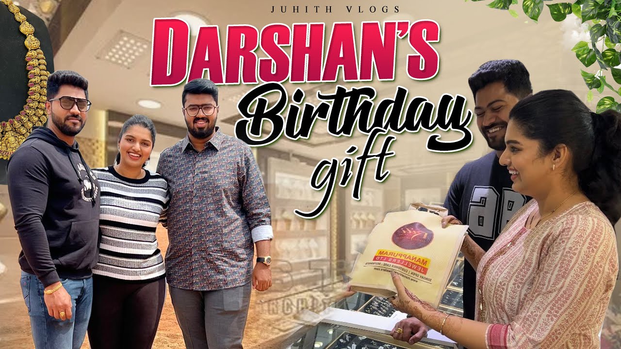 |Darshan Birthday కోసం Parents Special Gift🎁Diamond Ring| మా New Project చూస్తారా😍|Back to home|