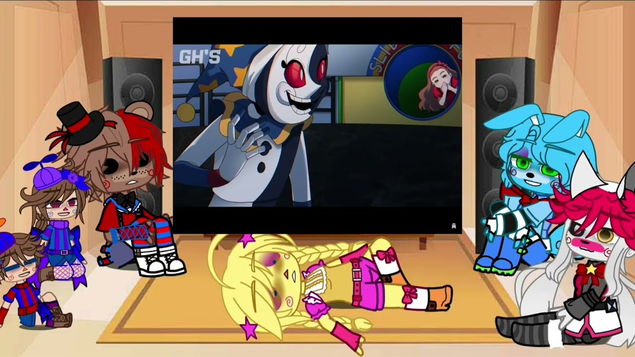 Toys react to two face part 2|fnaf|gacha club |link for original video in desc|