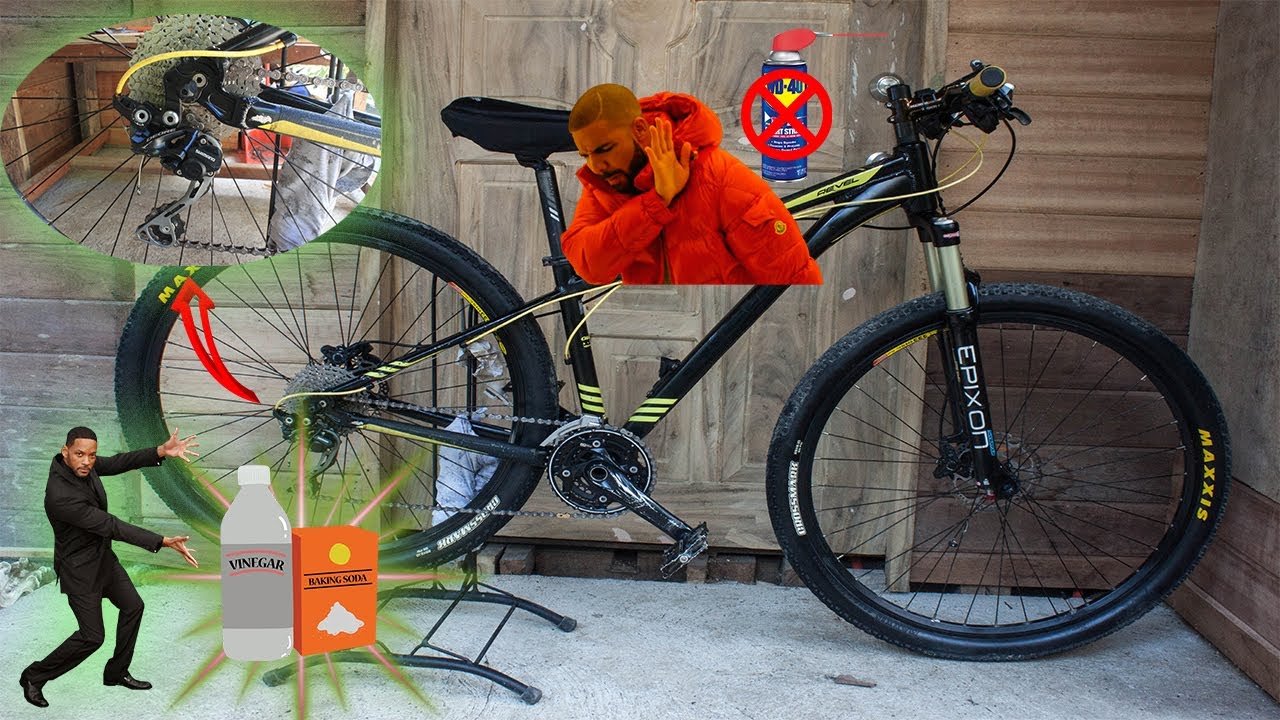BAKING SODA AND VINEGAR FOR CLEANING MOUNTAINBIKE CHAIN || EXPERIMENT EPISODE || BOJOLANO HOBBYIST